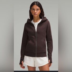 Lululemon Scuba Zip Up Hoodie - Chocolate Brown - 1st release
